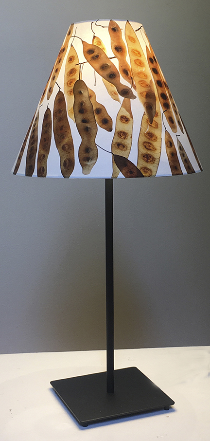 Sonadora shade on Ikea lamp base Shade height: 8.5" width: 11” Price: $95.